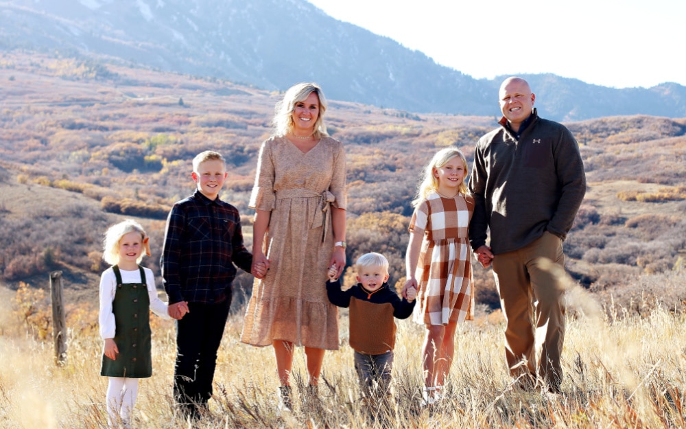 brewer family in the utah mountains